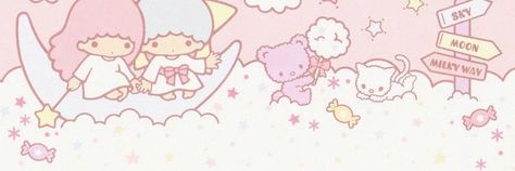 Widget Wide, Sanrio Widget, Sanrio Png, 트위터 헤더, Princess Banner, Header Tumblr, Cute Twitter Headers, Cute Headers For Twitter, Charmmy Kitty