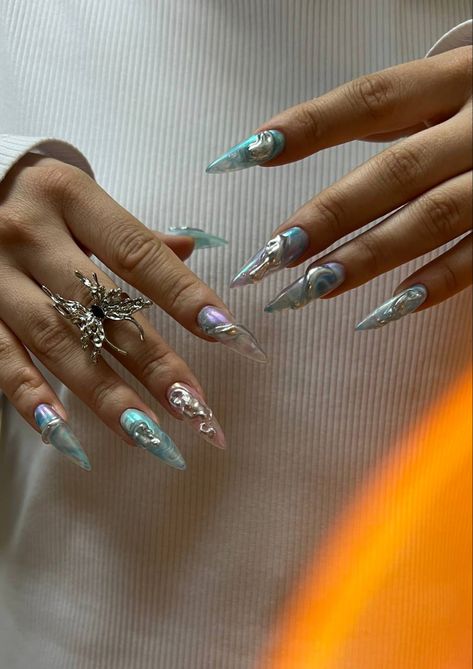 Grimes Nails, Grunge Nails, Nail Games, Nail Inspo, Mood Board, Nail Designs, Nail Art, Nails, Makeup