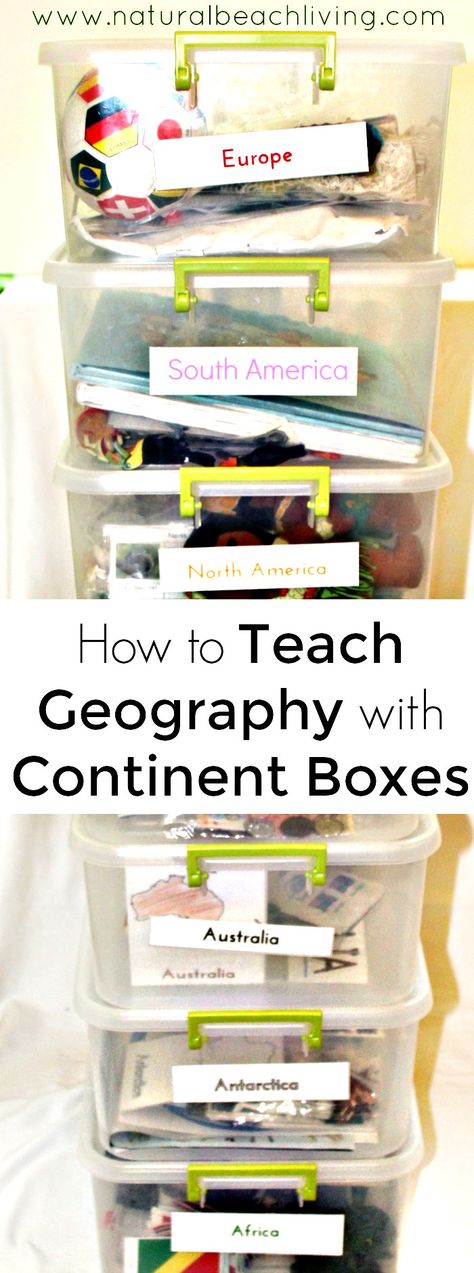 Continent Boxes, Montessori Geography, Geography For Kids, Geography Activities, Diy Montessori, Boxes Diy, Teaching Geography, Homeschool Geography, Homeschool Social Studies