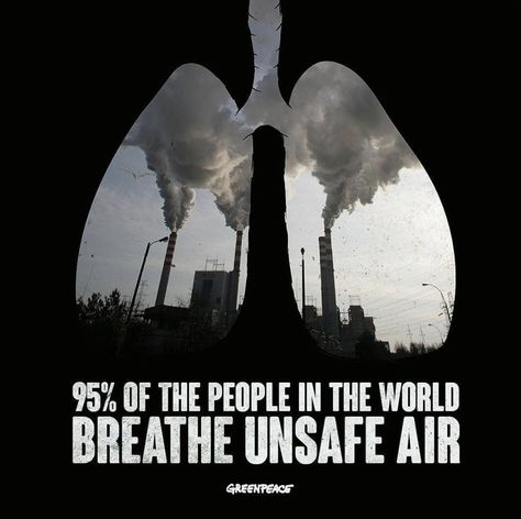 Do you know that the air you breathe can affect your health? It's time to act to stop air pollution! . . . . #CleanAirNow #CleanAir4Health… Air Pollution Pictures, Stop Air Pollution, Air Pollution Project, Pollution Pictures, Air Pollution Poster, What Is Climate, Environmental Pollution, Surface Water, World Problems