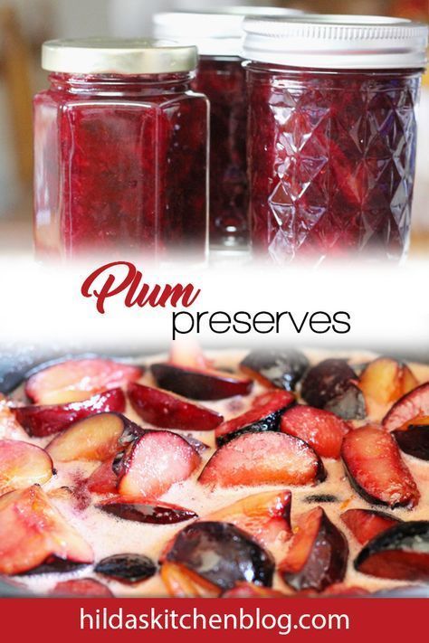 Fruit Preserves Recipe, Assyrian Recipes, Plum Butter, Plum Preserves, Canned Plums, Plum Jam Recipes, Canning Jam Recipes, Plum Recipes, Jam Recipes Homemade