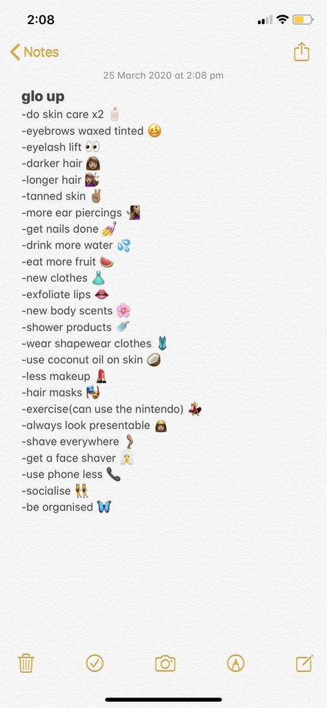 10 Day Glow Up Checklist, Glow Up Notes, Glo Up Checklist, Glo Up Challenge, Glow Up Nails, Glowup Tips, Glow Up Checklist, Iphone Notes, Beauty Routine Checklist