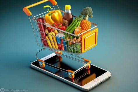 Mobile app and e-commerce shopping, Online shopping, Fashion Buying groceries online shopping cart, groceries on royalty free stock images Online Shopping Images, Grocery Website, Groceries App, Grocery Cart, Online Grocery Store, Store Image, Website Images, Buying Groceries, Business Networking