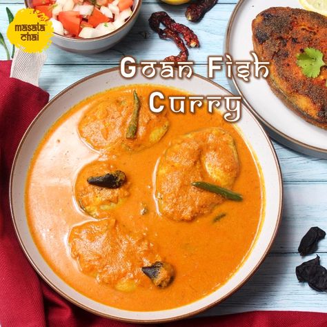 #goanfishcurry #fishcurry #goancuisine #goanrecipes #surmaifishcurry #authenticrecipe #masalachairecipe #masalachai Goan Curry Recipe, Goan Fish Curry Recipe, Goan Fish Curry, Masala Chai Recipe, Chai Recipes, Curry Masala, Fish Curry Recipe, Goan Recipes, Chai Recipe