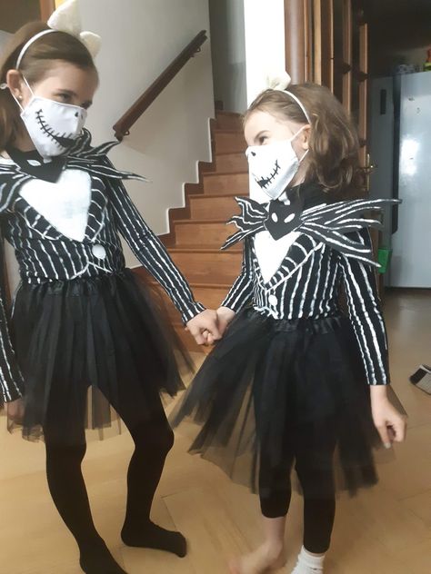 Jack Skeleton Diy Costume, Girl Jack Skellington Costume, Sally Halloween Costume, Diy Girls Costumes, Halloween Outfits For Kids, Jack Skellington Costume, Jack Skeleton, Toddler Halloween Costumes, Spider Woman