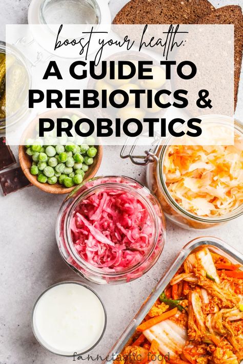 Boosting your health with prebiotics and probiotics - fANNEtastic food Yummy Lunch Recipes, Prebiotic Foods, Natural Probiotics, Best Probiotic, Prebiotics And Probiotics, Probiotic Foods, Gluten Intolerance, Mindful Eating, Healthy Gut