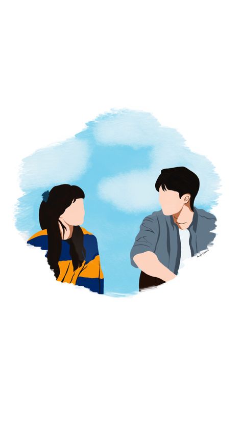 Fanart Kdrama Fan Art Wallpaper, Iphone Inspiration, Fan Art Wallpaper, Cover Novel, Korean Drama Series, Emoji Drawing, Drawing Wallpaper, Book Wallpaper, 25 21