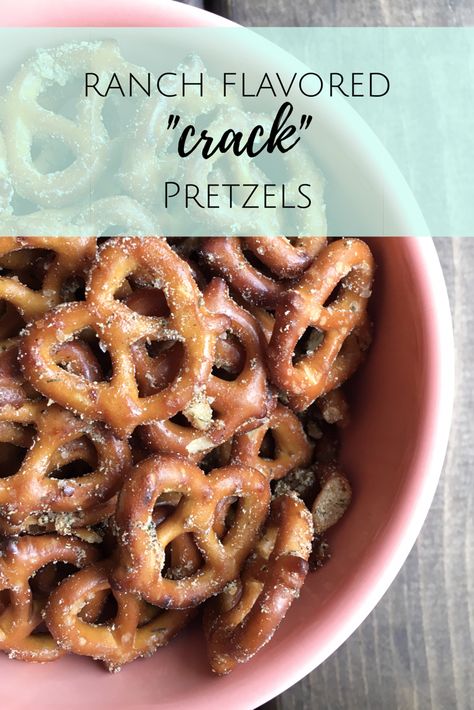 It’s not very often these days that I write a blog post on a whim, but yesterday I shared a photo of these “crack” pretzels on my Instagram stories, and the messages started pouring in! It seems lots of you wanted to know more about them! The recipe for these ranch flavored pretzels, lovingly referred … Party Snacks Appetizers, Party Pretzels, Flavored Pretzels, Ranch Pretzels, Pretzel Recipes, Pretzel Treats, Pretzel Snacks, Savory Recipe, Snack Mixes