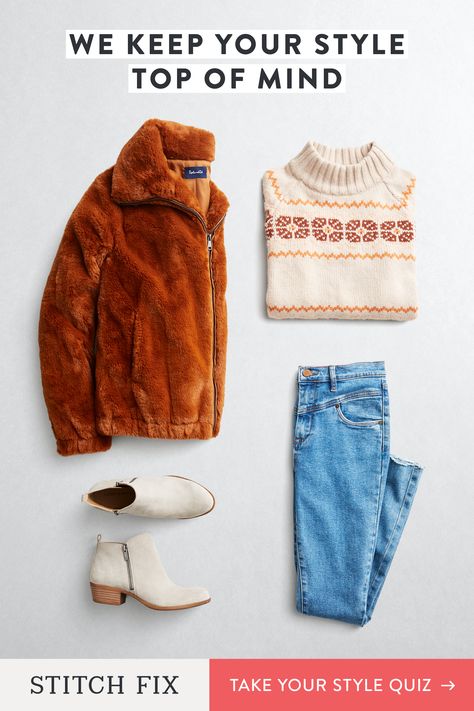 Winter Stitch Fix Outfits, Stitch Fix Women, Orange Fleece, White Booties, Stitch Fix Outfits, Build A Wardrobe, Grunge Look, Sweater Weather, Dr. Martens