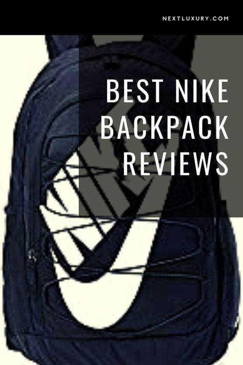 Choosing a backpack is a complicated task. You have to work out which size works best, which features are the ones you couldn’t do without, and how important style is. #mensfashion Nike Backpacks, Build Your Own Wardrobe, Nike Backpack, Nike Bags, Backpack Reviews, School Accessories, Luxury Aesthetic, Heritage Backpack, Travel School