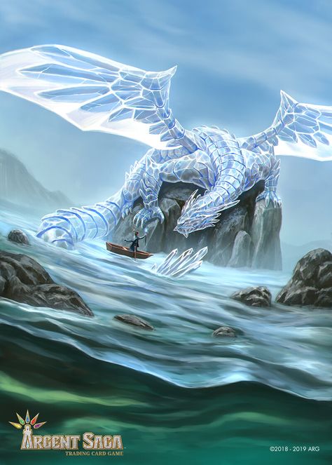 Dragon Spirit, Skyrim Art, Monster Artwork, Legendary Dragons, Ice Dragon, Dragon Artwork Fantasy, Dnd Dragons, Cool Dragons, Creature Artwork