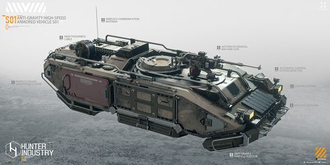 ArtStation - Anti-gravity high-speed armored vehicle concept, hunter liang Scifi Vehicle, Terran Empire, Future Tank, Air Ship, Steampunk Vehicle, Sci Fi Tank, Space Fleet, Vehicle Concept, Concept Vehicles Sci Fi