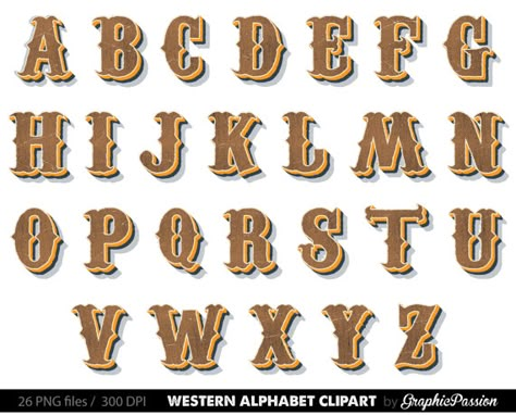 alt=Country Western Digital Alphabet Steampunk Clip by GraphicPassion title=Country Western Digital Alphabet Steampunk Clip by GraphicPassion Taco Quotes, Taco Quote, Alt Country, Wood Alphabet, Abc Font, Decoupage Jars, Western Font, Funny Logo, Digital Alphabet