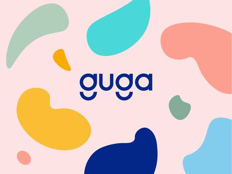 Guga - Artfully playful toys Logotype Wordmark Branding logotype logodesign illustration shapes identity wordmark logo fun child kids playful art colors toys guga Illustration Shapes, Kids Branding Design, Kids Graphic Design, Toys Logo, Visuell Identitet, Playful Art, Kids Inspo, Kids Logo Design, Wordmark Logo