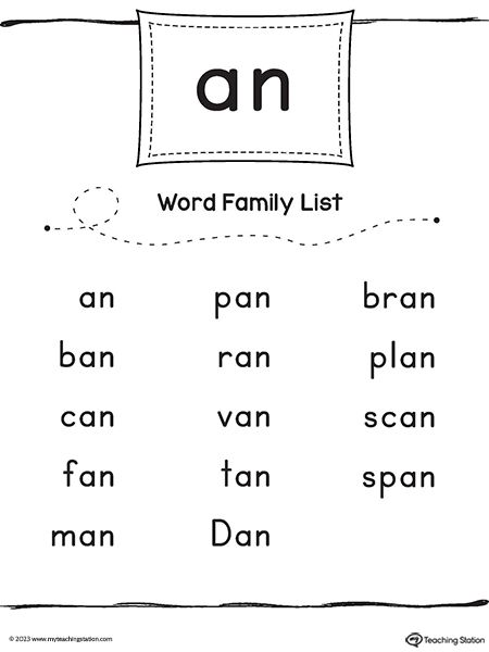 Word Family Reading, Word Families Printables, Number Recognition Worksheets, Word Family List, Spelling Cvc Words, Kindergarten Word Families, Ccvc Words, Word Family Worksheets, Family Worksheet