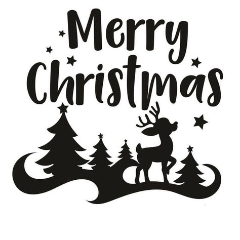 Cricut Christmas Ideas, Idee Cricut, Christmas Crafts For Adults, Handmade Shirts, Christmas Stencils, Silhouette Christmas, 카드 디자인, Christmas Svg Files, Christmas Lettering