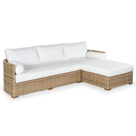 Ebern Designs Yawkey 99.7'' Outdoor Patio Sectional Set - Wayfair Canada Patio Ottoman, Patio Bar Stools, Patio Rocking Chairs, Patio Sectional, Sunbrella Cushions, Patio Dining Chairs, Outdoor Chaise, Patio Sofa, Chaise Sectional