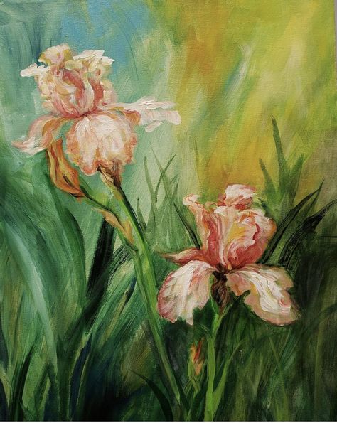 Painting Grass, Grass Painting, Flower Inspiration, Painting Acrylic, Art Work, Close Up, Acrylic Painting, Art Drawings, Portfolio