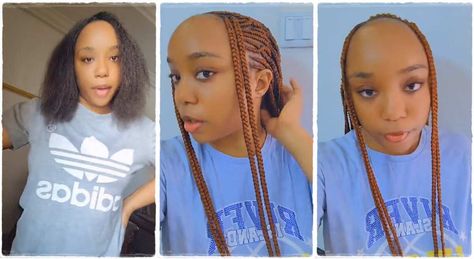 A cute lady who has an extended forehead has gone viral on TikTok after her video gained more than 5.9 million views as people reacted to her beauty. All Back Hairstyle, Viral On Tiktok, Braided Cornrow Hairstyles, Big Forehead, Cornrow Hairstyles, Viral Video, Family Relationships, Cute Woman, Pretty Woman