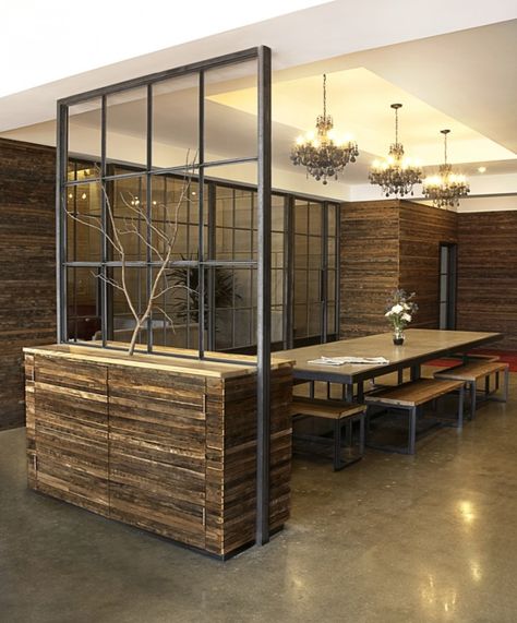 design + furniture by artifice group in austin, tx Office Redo, Temporary Room Dividers, Metal Room Divider, Bamboo Room Divider, Hanging Room Dividers, Modern Architecture Design, Divider Design, Folding Room Dividers, Room Divider Screen