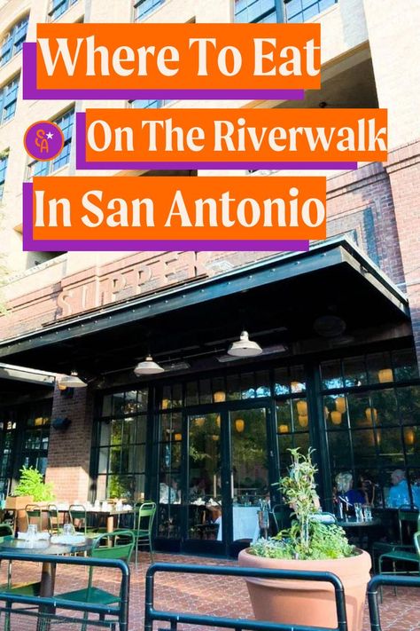 The San Antonio Riverwalk is a world-renowned destination for tourists and locals alike. It's lined with beautiful pathways, lush greenery, and of course, restaurants. Whether you're looking for a light snack, a hearty meal, or something unique, you won't be disappointed. Discover the best places to eat on the San Antonio Riverwalk in 2023 and see the full list at TheSanAntonioThings.com. San Antonio Riverwalk Restaurants, San Antonio Texas Riverwalk, Beautiful Pathways, San Antonio Travel, San Antonio Things To Do, San Antonio Vacation, San Antonio Restaurants, Austin Texas Travel, San Antonio Missions