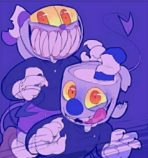 Evil Cuphead And Mugman Fanart, Cup Head And Mug Man Fanart, Cuphead Memes, Casino Cups, Cuphead Fanart, Cuphead Art, Cute Drawlings, Cuphead Game, Cup Head