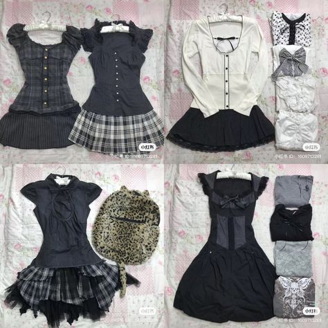 Ali Express Outfits, Japan Y2k Fashion, Streetwear From Shien, Dark Gyaru Fashion, Gyaru Fashion 90s, Taobao Fashion Outfits, Goth Coquette Nails, Acubi Room Style, Angura Kei Fashion