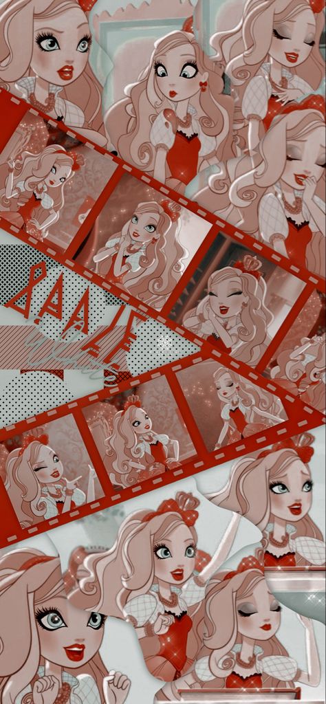 Aesthetic Wallpaper Monster High, Apple White Wallpaper, Eah Wallpapers, Ever After High Wallpaper, High Wallpaper, Future Phone, Briar Beauty, Collage Wallpapers, Ashlynn Ella