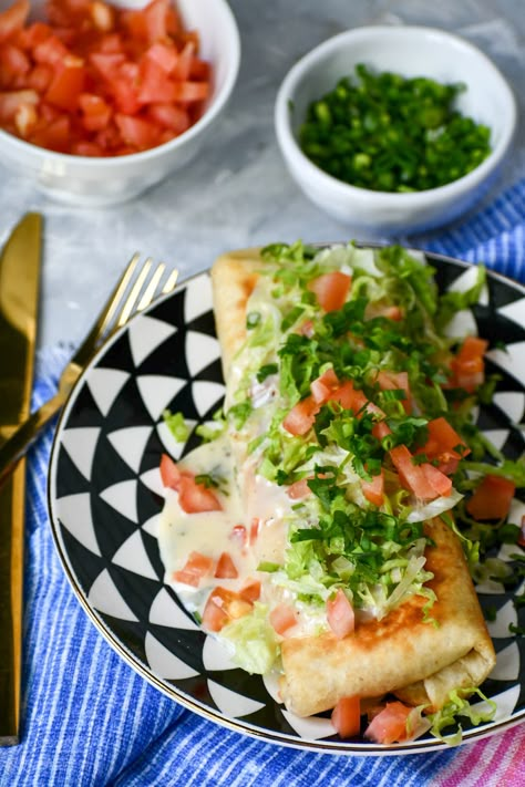 Vegetable Chimichanga Recipe, Veggie Chimichanga Recipe, Chimichanga Aesthetic, Vegetarian Tex Mex Recipes, Vegetarian Chimichanga Recipe, Vegetarian Chimichanga, Chimichanga Recipe Vegetarian, Vegan Chimichanga, Mexican Corn Side Dish