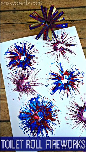 Paper Roll Fireworks, July Crafts For Kids, Fireworks Craft For Kids, Fireworks Craft, Crafty Morning, Art Project For Kids, Project For Kids, Toilet Paper Roll Crafts, Paper Roll Crafts