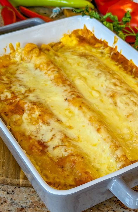 Red Cheese Enchiladas