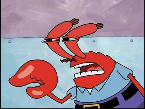 Mr Krabs Reaction Pic, Mr Krabs Funny, Mr Krabs Spongebob, Spongebob Jokes, Spongebob Reaction, Kardashian Memes, Rugrats Cartoon, Spongebob Characters, Bob Sponge