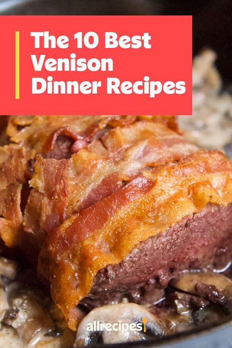 Venison With Juniper Berries, Recipes For Deer Steak, Gourmet Venison Recipes, Best Deer Roast Recipe, Venison Christmas Dinner, How To Cook A Venison Roast, Antelope Roast Recipes, Dinner Ideas With Venison, Deer Lion Recipes