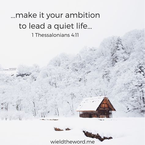 Live A Quiet Life Quotes, Make It Your Ambition To Lead A Quiet Life, Living A Quiet Life Quotes, Quiet Lifestyle, 2 Thessalonians 3 16, Trouble Quotes, Live A Quiet Life, Gentle Life, Hebrews 4