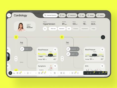 Medical App Ui Design, Electronic Health Record, 2025 Design, Health Record, Ui Ux 디자인, Medical App, App Design Layout, User Centered Design, Ui Design Trends