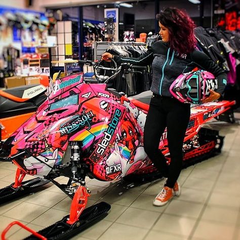 Snowmobile Girl, Mud Bogging, Mud Bog, Big Girl Toys, Tech Girl, Ski Doo, Girl Toys, Dirt Bikes, Big Girl