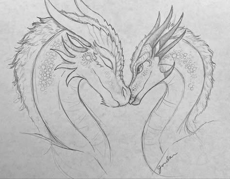 Dragons In Love Drawing, Cool Drawings Of Dragons, Dragon Drawing Sketches Step By Step, Dragon Drawing Sketches Simple, Dragon Ideas Art, Dragon Laying Down, Dragon Drawing Ideas Simple, Mythical Creatures Art Sketch, Dragon Sketch Easy