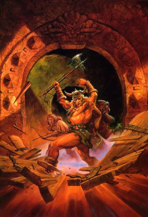 Jeff Easley Conan Artwork, Retro Fantasy Art, Jeff Easley, Karl Kopinski, John Howe, Alan Lee, Classic Fantasy, Robert Mcginnis, Advanced Dungeons And Dragons