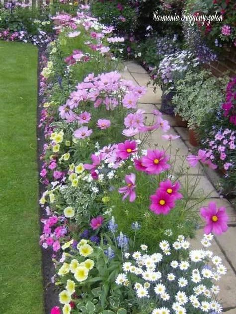 Front Yard Flower Beds, Dream Garden Backyards, Small Flower Gardens, Front Lawn Landscaping, Fall Garden Vegetables, Cottage Garden Design, Recycled Garden, Have Inspiration, Beautiful Flowers Garden