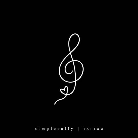 G clef tattoo design by Simple Sally | #music #musictattoo #musicnotes #simpletattoo #simplesally First Tattoo Ideas For Women Forearm, G Clef Tattoo Design, Musical Theater Tattoos, G Clef Tattoo, Clef Tattoo Design, Minimalist Music Tattoo, Lettering For Tattoos, Tattoo Ideas Music, Music Related Tattoos