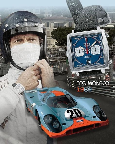 Tag Monaco, Steve Mcqueen Bullitt, Steve Mcqueen Le Mans, Monster Garage, Steven Mcqueen, Porsche Poster, Decades Fashion, Steve Mc, Mc Queen