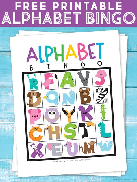 Abc Bingo, Bingo Printable Free, Alphabet Bingo, Free Bingo Cards, Free Printable Alphabet, Reading Printables, Alphabet Kindergarten, Bingo Cards Printable, Alphabet Tracing Worksheets