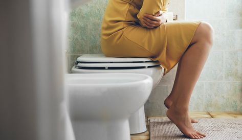 Always Get Constipated Before Your Period? Here’s How to Keep Things Moving https://www.wellandgood.com/constipation-before-period/ #livelonger #health Body Tips, Chronic Constipation, Constipation Relief, Bladder Control, Relieve Constipation, Pelvic Pain, Abdominal Pain, Gwyneth Paltrow, Digestive System