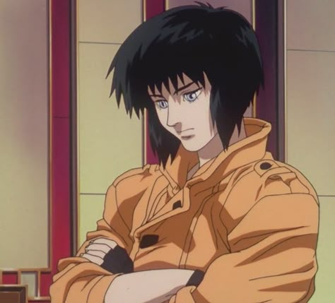 Kusanagi Motoko, Masamune Shirow, Motoko Kusanagi, Cyborgs Art, My Notes, Arte Cyberpunk, Old Anime, Ghost In The Shell, 90s Anime