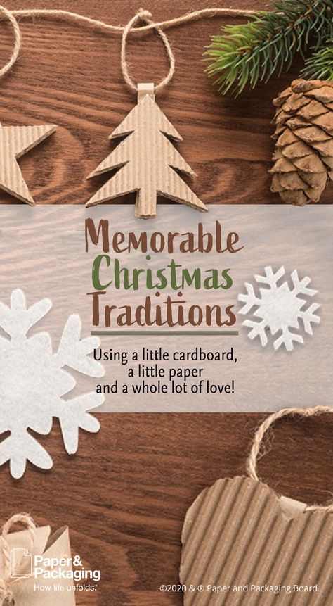 Add a little creativity to your holiday this year. Whether it's homemade paper ornaments, delivering gift boxes full of holiday fun or creating your own cards, make it a family activity each year! http://hluf.us/kBOi50CAtg2 #Christmas #holidaydecor #holiday #DIY #cardboard #paper #reuse #ornament #giftideas #Christmasgift #Christmasdecoration Christmas Ornaments Cardboard, Cardboard Diy Ornaments, Cardboard Christmas Ornaments Diy, Cardboard Ornaments Diy, Cardboard Christmas Ornaments, Cardboard Ornaments, Homemade Decoration, Cardboard Christmas, Homemade Paper