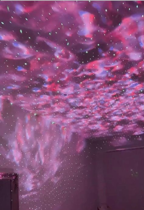 Starlight Projector Bedroom, Projector At Party, Galaxy Projector Aesthetic, Galaxy Projector Bedroom, Birthday Projector, Stars Projector, Starlight Projector, Projector Ideas, Galaxy Light Projector