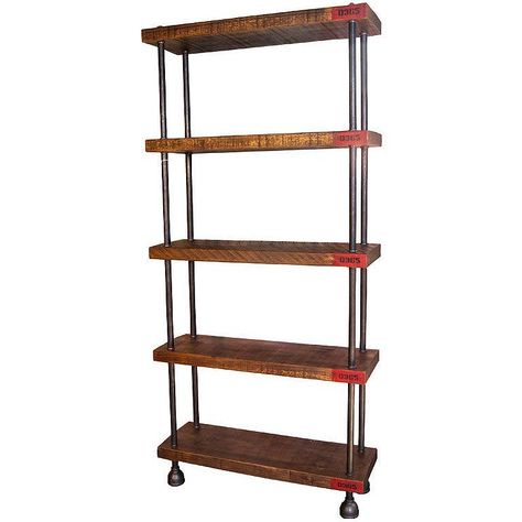 Steel pipe shelving