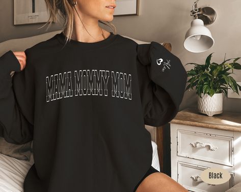 Custom Baseball Shirt, Custom Volleyball, Mom Crewneck, Mama Hoodie, Mother Day Gift, Mom Sweater, Volleyball Mom, Personalized Baseballs, Mom Hoodies