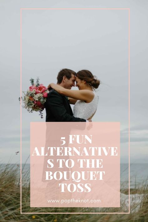 If you’re planning a pop-up wedding or elopement, you may be looking for a casual, nontraditional celebration of your marriage. Traditions like the garter and bouquet toss may not match your theme, or you may not feel connected to the gesture. Alternative Bouquet Toss, Marriage Traditions, Garter Toss, Bouquet Toss, The Knot, Wedding Blog, Elopement, Pop Up, Knot