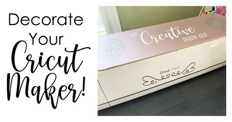 You’ve unboxed, set up, and maybe made a test project…but what’s next? You know you have one of the latest and greatest from Cricut, but now that you have it, are you stumped for what to make first?  Why not decorate your fancy new machine? This easy tutorial will help... Decorating Your Cricut Machine, Decorate My Cricut Machine Ideas, Decorating Cricut Maker, Decorate Your Cricut, Cricket Joy Projects Craft Ideas, Long And Short Stitch, Ideas For Decorating, Shading Techniques, Simple Mandala